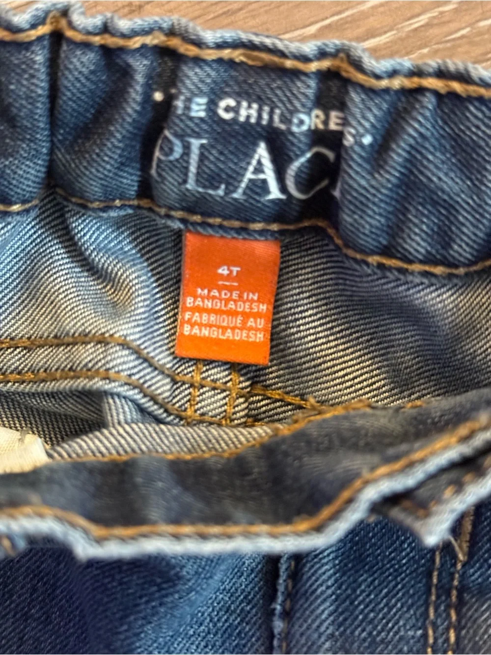 The Children's Place Distressed & Classic Blue Denim Shorts Set